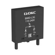 Модуль индикации и защиты, LED зеленый+Варистор A1+, 24V AC/DC