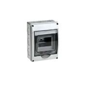 Щиток распределительный навесной на 5 модулей с дверцей серый IP66 (ЩРн-П-5)