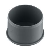 Заглушка 40 мм для внутренней канализации, серая