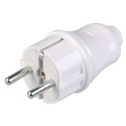 Евровилка прямая белая 16 А