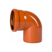 Отвод 110 87 град., для наружной канализации