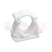Опора 25 мм PPR, с креплением, белая