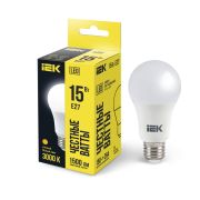 Лампа светодиодная A60 груша 15Вт 230В 3000К E27