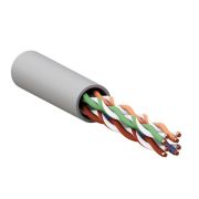 Витая пара TERACOM PRO 5E U/UTP 4 пары solid 24AWG PVC серый 305м