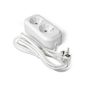 Удлинитель Е-302А ПВС 3*1,5 ,2 гнезда, с заземлением, 5м еврослот