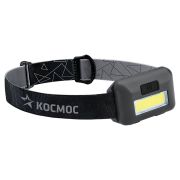 Фонарь налобный светодиодный, COB 3вт, 3*AAA