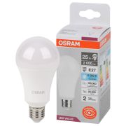 Лампа светодиодная груша LED Value 25Вт (замена 200Вт), 2000Лм, 6500К, цоколь E27 OSRAM