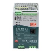 Блок питания AC-DC с функцией UPS c MODBus интерфейсом, 240Вт, вход 90-305В АС,127-431В DC, выход: 24В, выход зарядного устройства: 0-30В,0-10 А, в корпусе