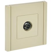 FORTE&PIANO Розетка TV оконечная FP428 ваниль IEK