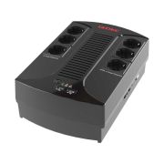 Источник бесперебойного питания line-interactive, Info PDU, 600 ВА/360 Вт, 1/1, 6xSchuko,  USB для зарядки (2), USB + RJ11, 1x7Aч