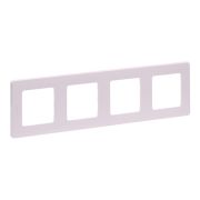 Рамка 4-местная розовый INSPIRIA