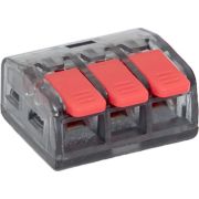 Клемма СМК 221-413 с рычагом 3 отверстия блистер (20шт.) EKF