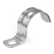 Скoбa мeтaлличeскaя 19мм oднoлaпкoвaя oцинкoвaннaя