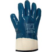 Перчатки защитные на х/б основе с полным нитриловым покрытием с крагой ArmProtect NIT002 р.11