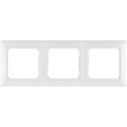 Рамка 3-местная белый VALENA