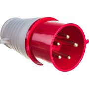 Вилка переносная 025 3Р+РЕ+N 32А 380В IP44 EKF