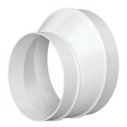 Соединитель пластиковый эксцентриковый для круглого воздуховода D80/100