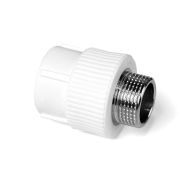Муфта комбинированная 20x3/4' НР полипропиленовая PPR белый