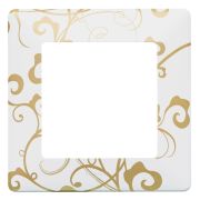 Valena LIFE Рамка 1 пост Ампир белый универсальная