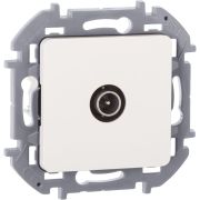 Розетка TV проходная белый INSPIRIA