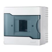 Бокс с прозрачной крышкой ЩРН-П-4 для наружной уст. 4-х модульных устройств