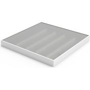 Светильник светодиодный ДВО 30 Вт 3700 лм 4000К AC 220В IP40 595х595х50мм призма CRI>80Ra MiR