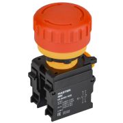 Кнопка Грибок поворот. с фикс. 1NO+1NC красная MASTER