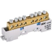 TEKFOR Шина N ноль неизолированная на универсальном держателе 8х12-8-С IEK