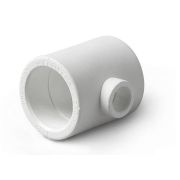 Тройник переходной 32x25x32 полипропиленовый PPR белый