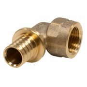 Угольник 16х1/2'ВР переходной с внутренней резьбой, аксиальный, латунь DZR