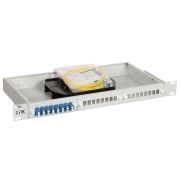 Кросс 1U укомплектованный SC (Simplex) 8шт (OS2)