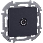 Розетка TV тип звезда антрацит INSPIRIA