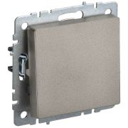 BRITE Выключатель одноклавишный 10А ВС10-1-0-БрШ шампань