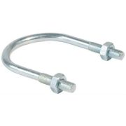 Хомут U-образный 3/4' М8 20-27 оцинкованная сталь ГОСТ 24137-80 без гаек