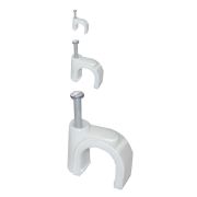 Скоба 5мм круглая пластиковая (100шт)