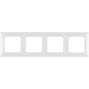 Рамка 4-местная белый VALENA