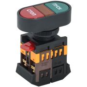 Кнопка APBB-22N Пуск-Стоп с подсветкой неон 1з+1р 240В