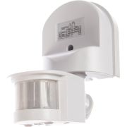 Датчик движения ДД 008 белый, максимальная нагрузка 1100 Вт, угол обзора 180 градусов, дальность 12м, IP44