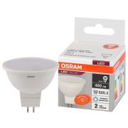 Лампа светодиодная LED 6 Вт GU5.3 6500К 480Лм спот 220 В (замена 50Вт) OSRAM