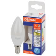 Лампа светодиодная свеча LED 7Вт Е14 2700К 600Лм 170-250В (замена 60Вт) OSRAM