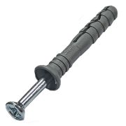 Дюбель-гвоздь 6х40 потайной бортик полипропилен