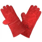 Краги спилковые удлиненные на подкладке