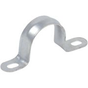 Скоба металлическая двухлапковая d=19-20мм