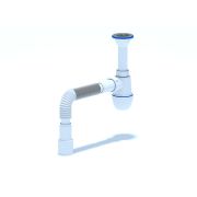 Сифон для умывальника АНИ 1 1/2'X40 с гибкой трубой 40х40/50