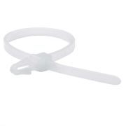 Хомут P6.6 с монтажным основанием под отверстие 4, (100 шт./упак)