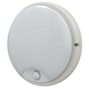 Светильник светодиодный ДПО 4200Д 12Вт IP54 6500K круг белый с инфракрасным датчиком движения