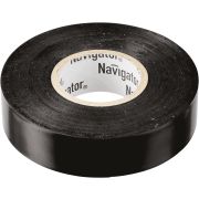 Изолента ПВХ черная 19мм 20м Navigator NIT-A19-20/BL