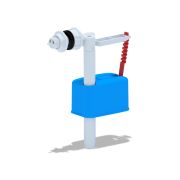 Арматура боковая для бачка унитаза 1/2'эконом     пластиковый