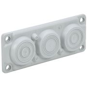 TITAN Ввод кабельный мембранный 6 отверстий d=6-59мм IP65 серый