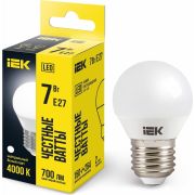 Лампа светодиодная G45 шар 7Вт 230В 4000К E27